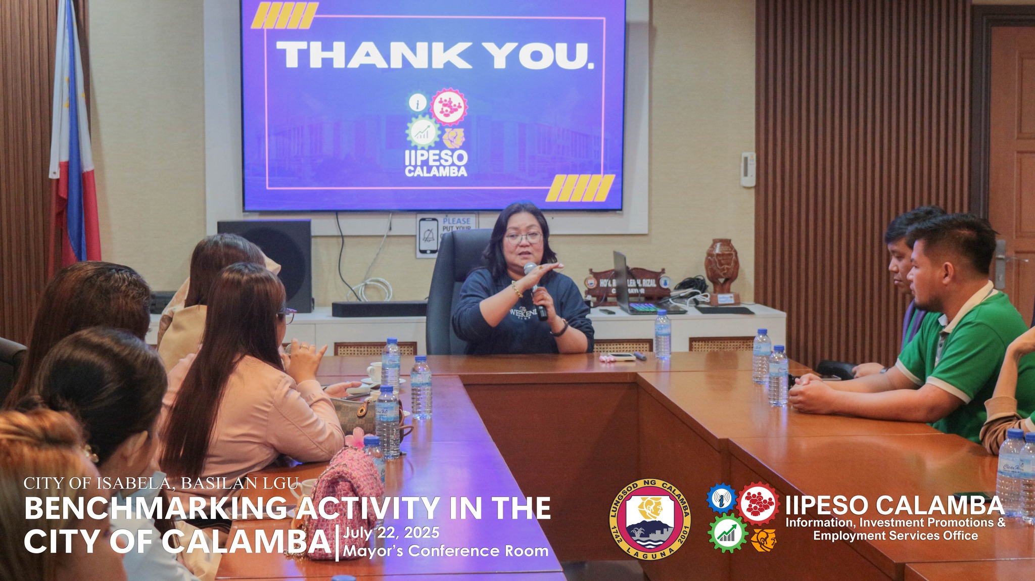 CITY OF ISABELA, BASILAN LGU BENCHMARKING ACTIVITY IN THE CITY OF CALAMBA